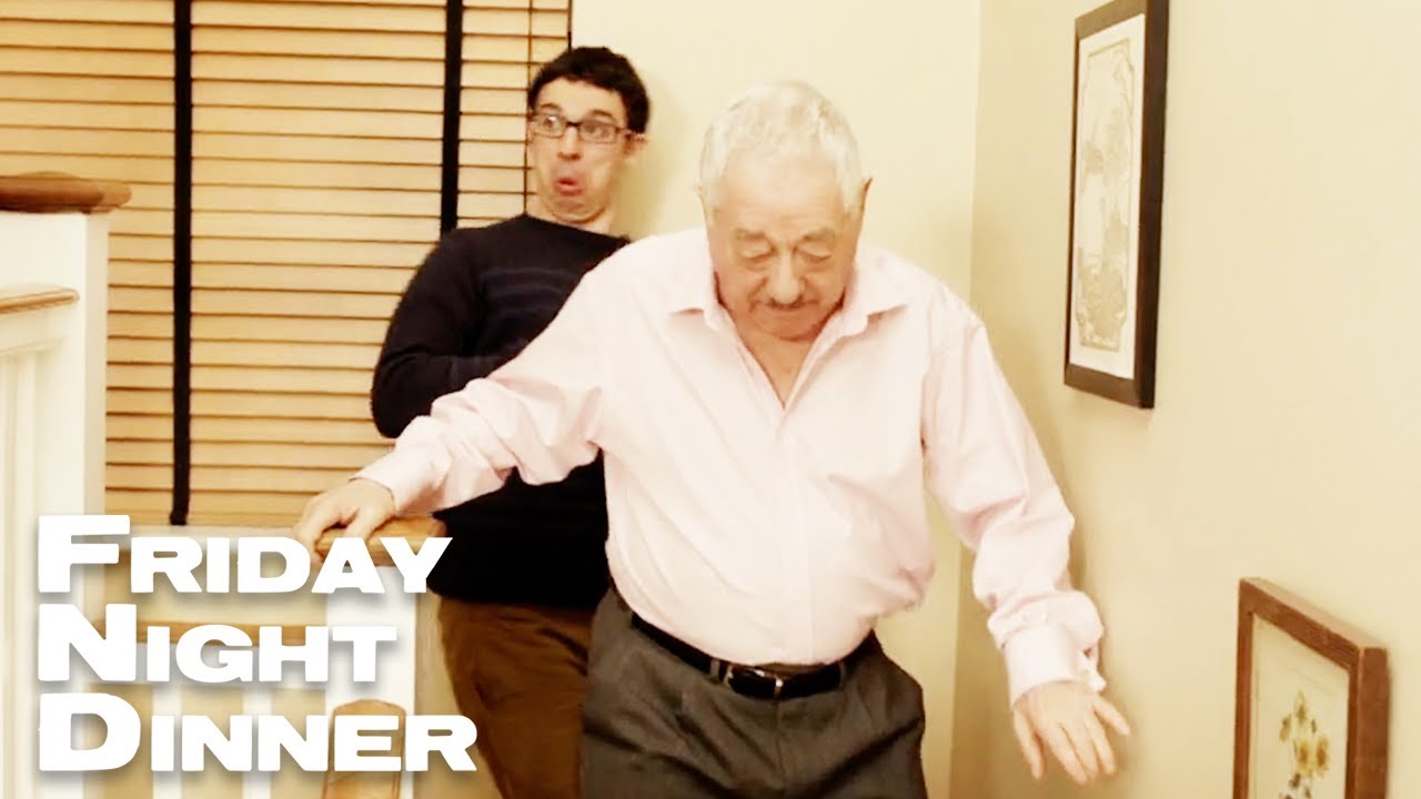 Adam Pushed Mr Morris Down The Stairs | Friday Night Dinner