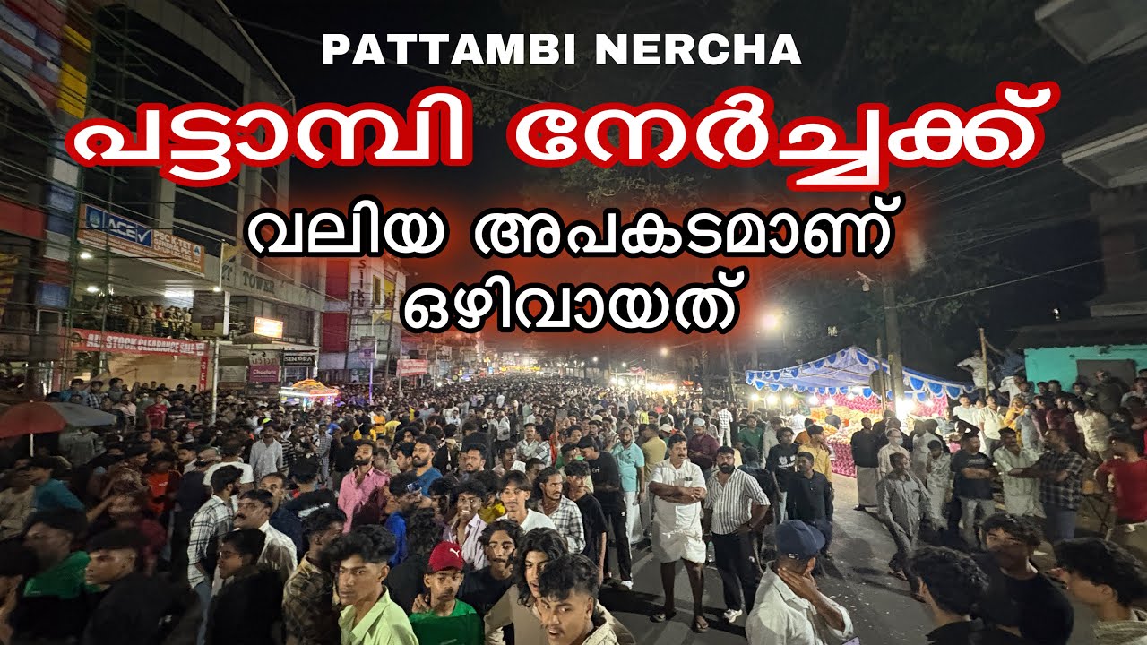 Pattambi nercha 2025/ ആന ഓടി കയറി