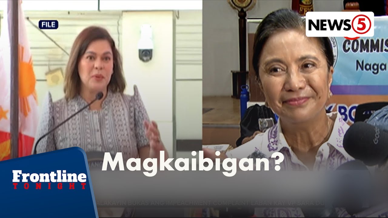 Naga City Mayor Leni Robredo at VP Sara Duterte, magkaibigan ayon kay dating Sen. Trillanes
