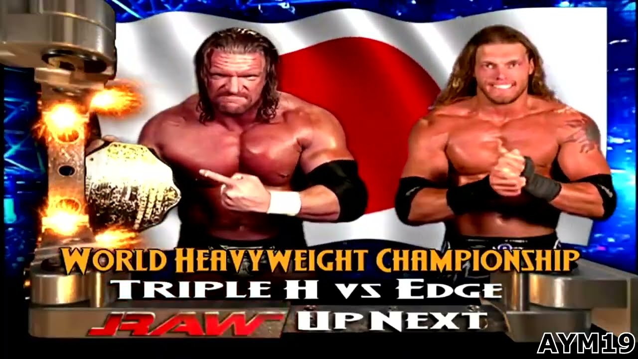 Triple H vs Edge RAW 2/7/2005 Highlights