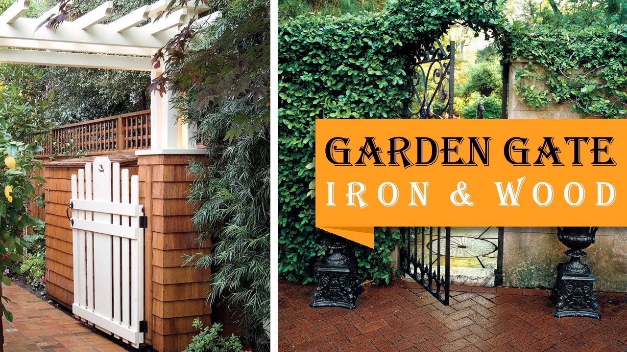 40+ Inspired Garden Gates Design for a Beautiful Backyard