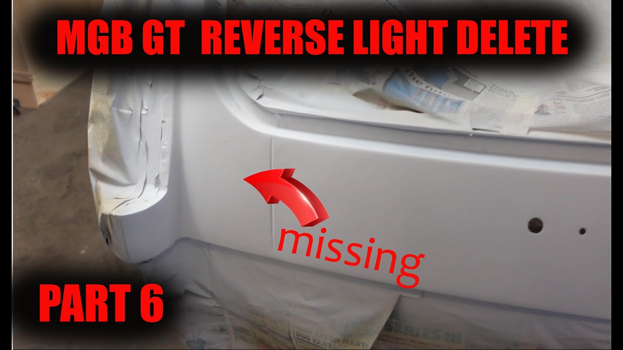 MGB GT Reverse Light Delete Part 6