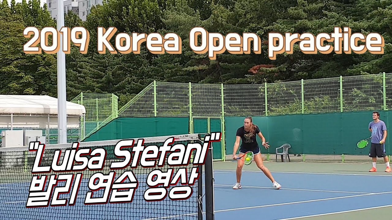 [WTA TENNIS] 2019 Korea Open doubles finalist volley practice 