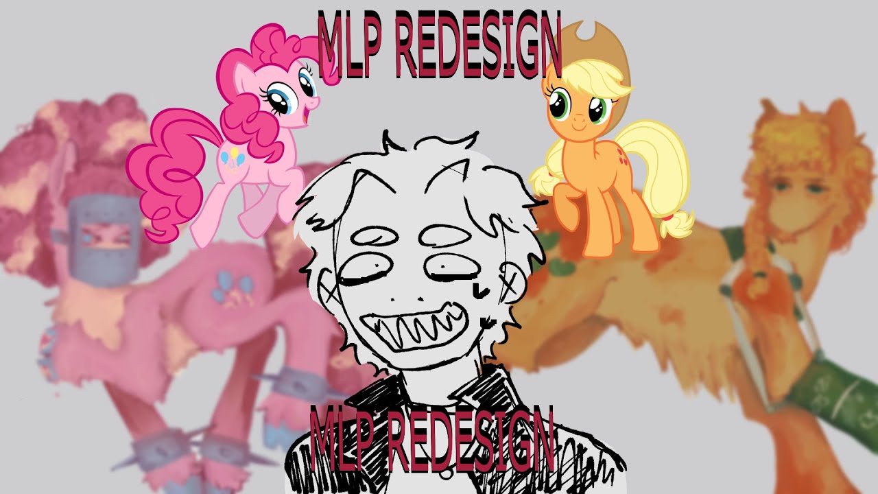 PART 2 of redesigning my little pony characters (MLP VIRUS AU)