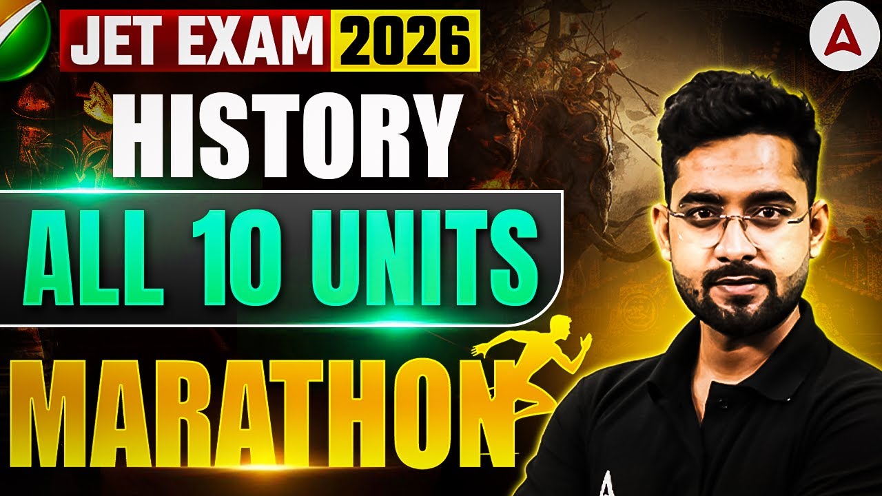Jharkhand JET History Marathon Class | JET History All 10 Units Complete Revision By Jawed Sir