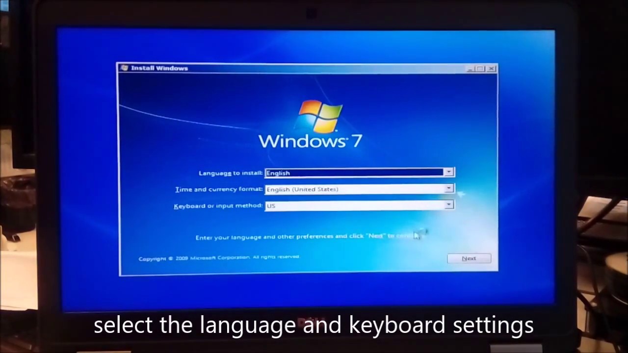 how to install Windows 7 on: Dell Latitude E5570 💻
