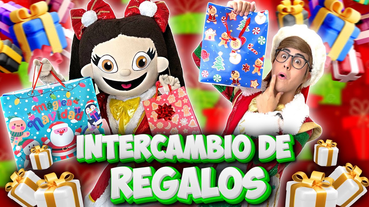 Hacemos intercambio de regalos | Andy abre regalos de navidad | El Compañero abre regalos chistosos