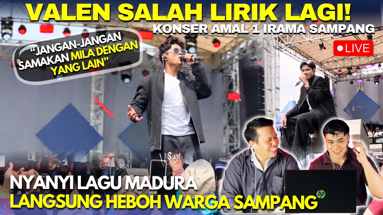 Menggelegar! Valen Bawakan Lagu Madura 