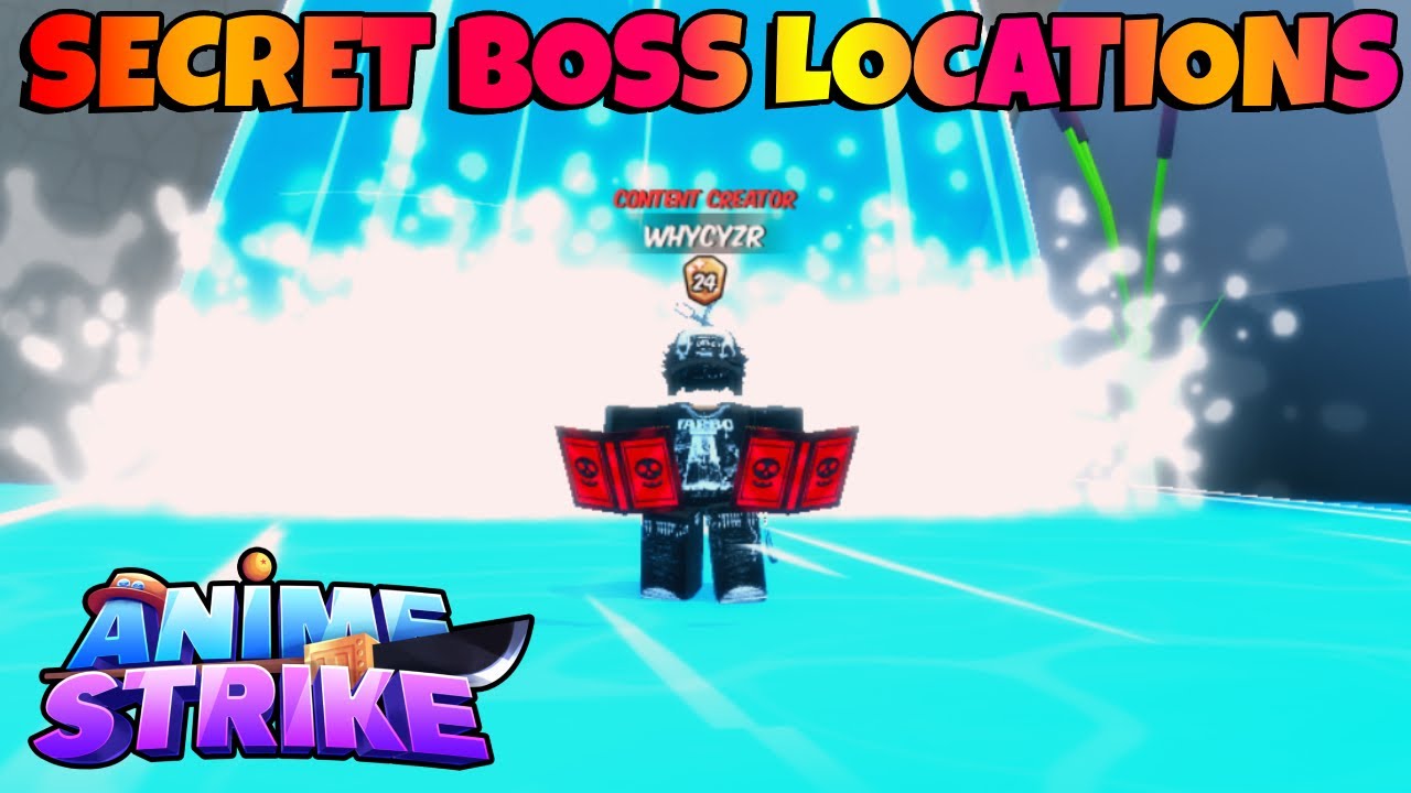 *ALL* SECRET Boss Locations In Anime Strike Simulator!