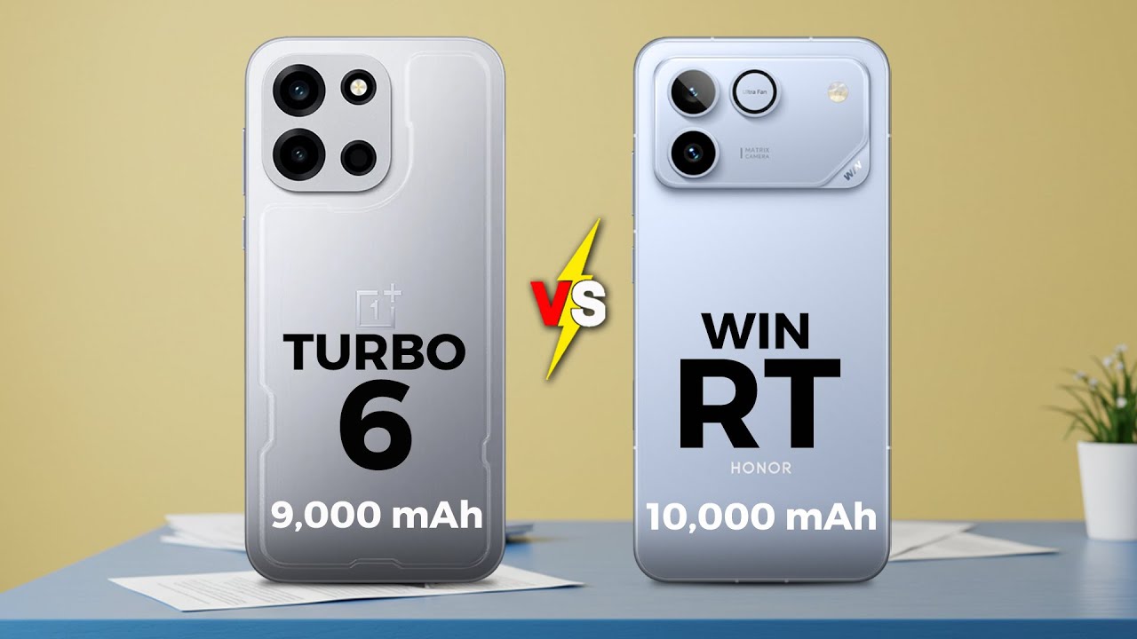 ONEPLUS TURBO 6 kontra HONOR WIN RT &ndash; pojedynek telefon&oacute;w z NAJLEPSZĄ wydajnością i baterią