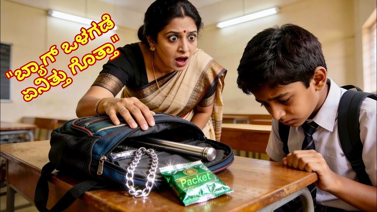 ವಿದ್ಯಾರ್ಥಿಯ ಸ್ಕೂಲ್ ಬ್ಯಾಗ್ ಒಳಗೆ ನೋಡಿ ಪ್ರಿನ್ಸಿಪಾಲ್ ಬೆಚ್ಚಿಬಿದ್ರು ಅಧಿಕಾರಿಗಳು ಶಾಲೆಗೆ ಓಡಿ ಬಂದ್ರು Schoolbag