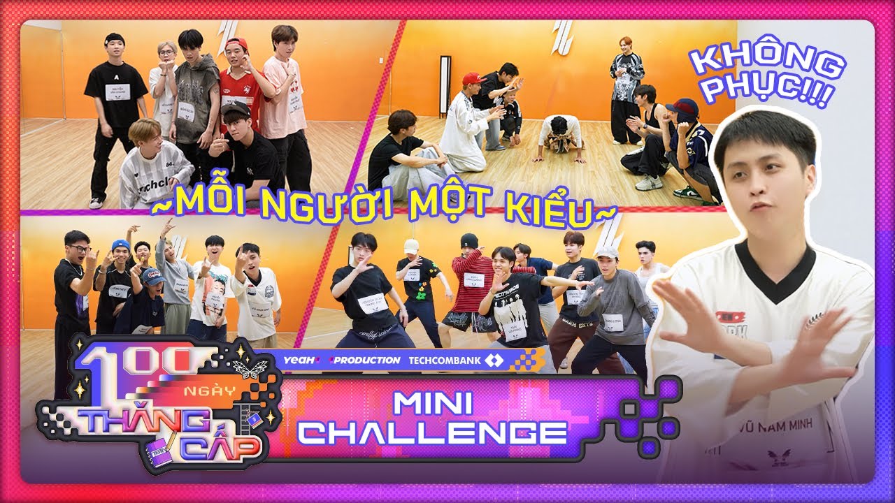 SERIES 100 NGÀY THĂNG CẤP | Mini Challenge: Nam Minh KHÔNG PHỤC, Minh Hiếu 