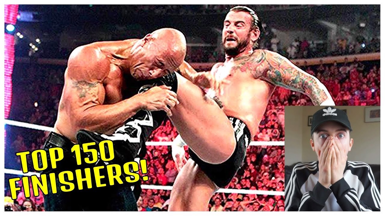 НОВЫЙ ПОКЛОННИК WWE РЕАКЦИЯ НА 150 ЛУЧШИХ ФИНИШЕРОВ ВСЕХ ВРЕМЁН!
