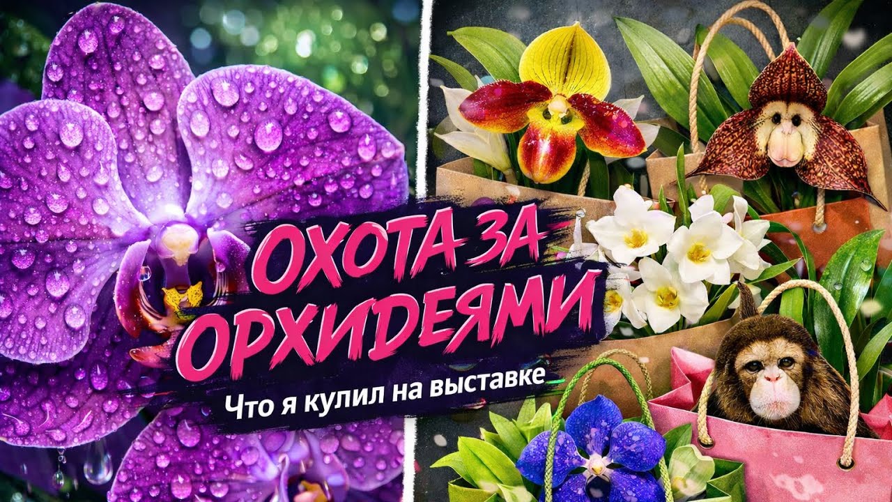 Охота за орхидеями 🌸 Что я купил на Зимнем Орхидиуме 2025 || Орхидеи, от которых замирает сердце 💓 