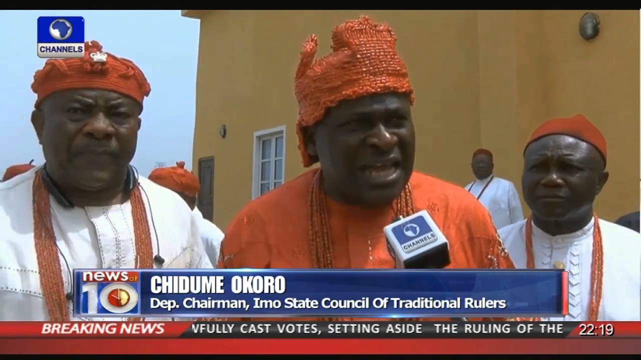 Imo Monarchs Protest Colleague's Kidnap, Give 2-Day Ultimatum 04/02/16