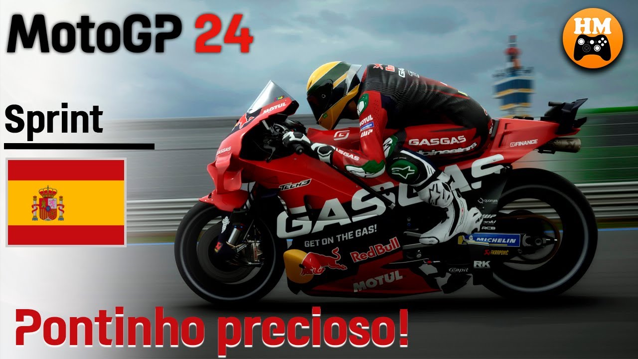 MotoGP 24 - Modo Carreira- Jerez se tornou palco de um duelo silencioso - [EP07] - [4k60]