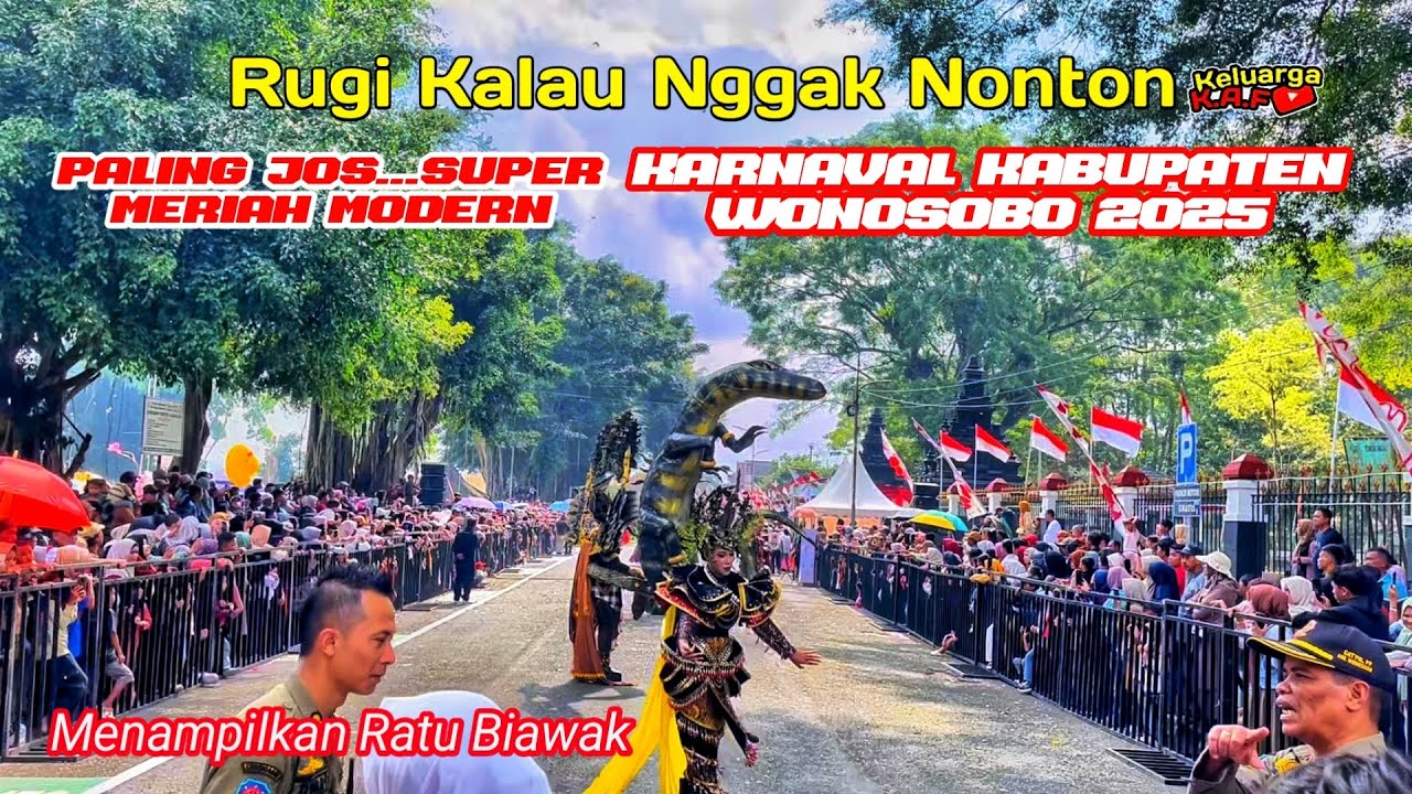 Meriahnya Karnaval Semarak Kemerdekaan HUT RI 80 Kabupaten Wonosobo 