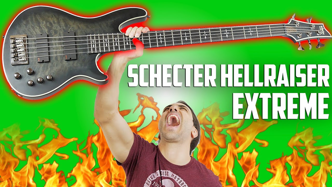 Что я люблю и ненавижу в этой бас-гитаре — обзор и демо Schecter Hellraiser Extreme Bass