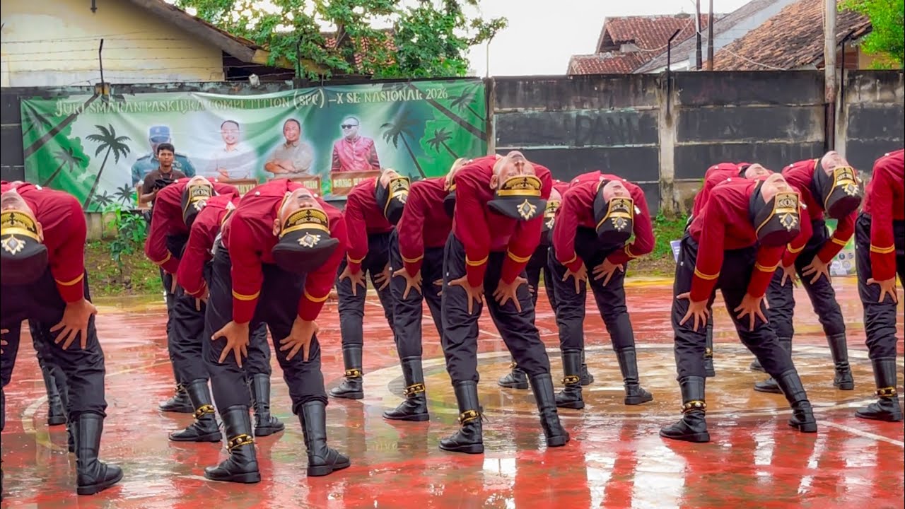 MERINDING! PASKIBRA SMAN 21 PALEMBANG AT LKBB SMALAN PASKIBRA COMPETITION