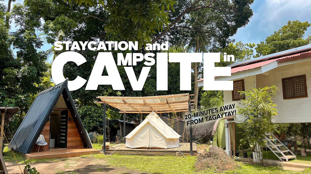 GLAMPING EXPERIENCE IN MAGALLANES, CAVITE! 🏕️ (20-mins away from Tagaytay City!)
