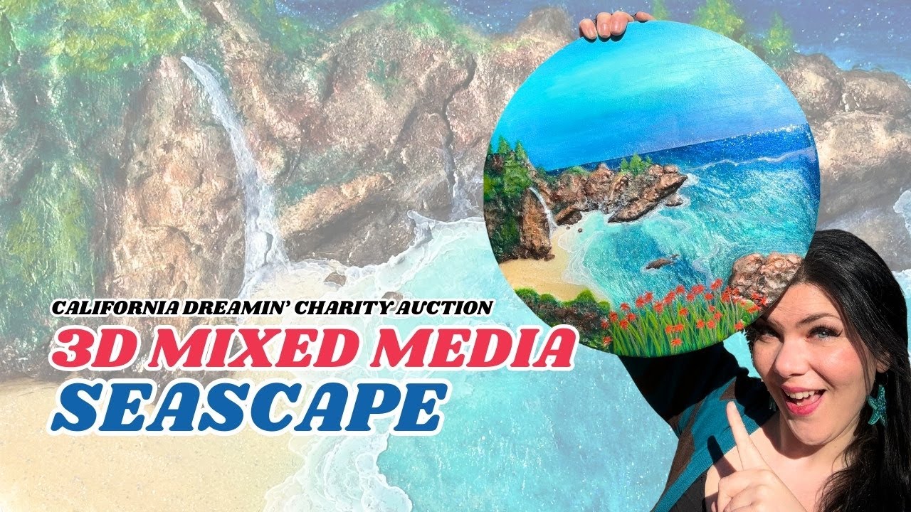 Unleash Your Creativity: Craft a Breathtaking 3D Mixed Media Seascape!