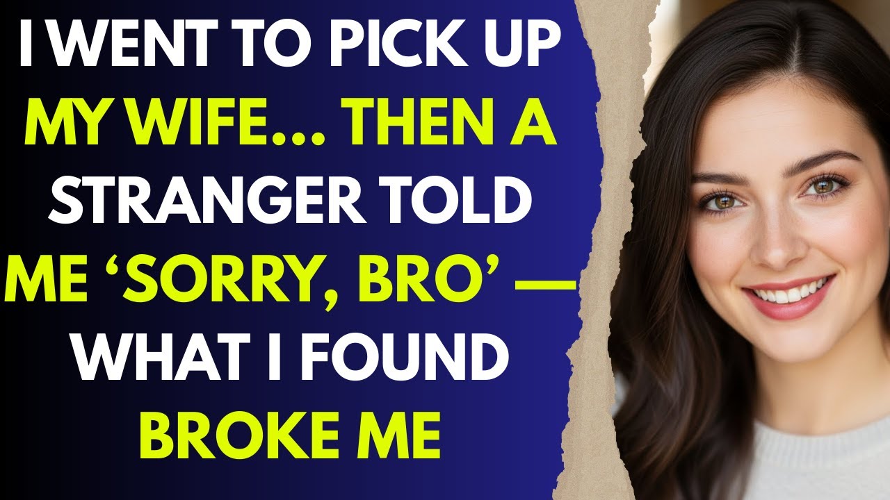 “I Went to Pick Up My Wife… Then a Stranger Told Me ‘Sorry, Bro’ — What I Found Broke Me