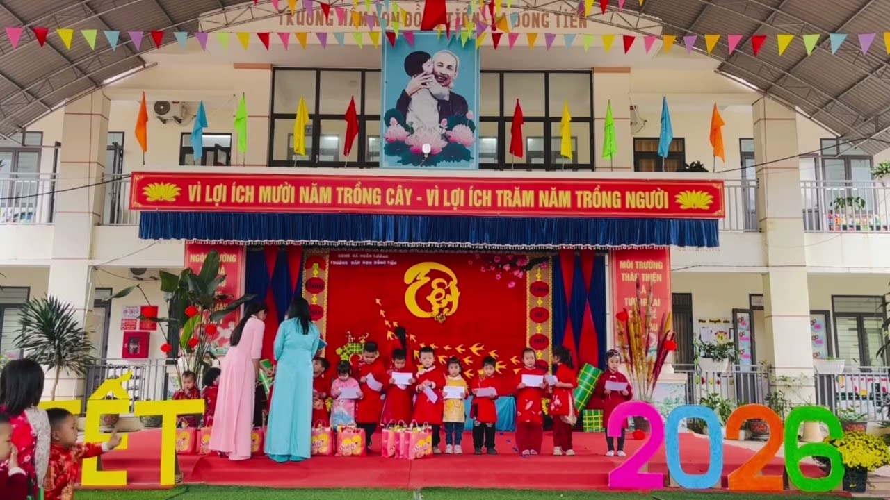 HĐ TN BÉ VUI ĐÓN TẾT. TRƯỜNG MN ĐỒNG TIẾN. XÃ XUÂN LƯƠNG.