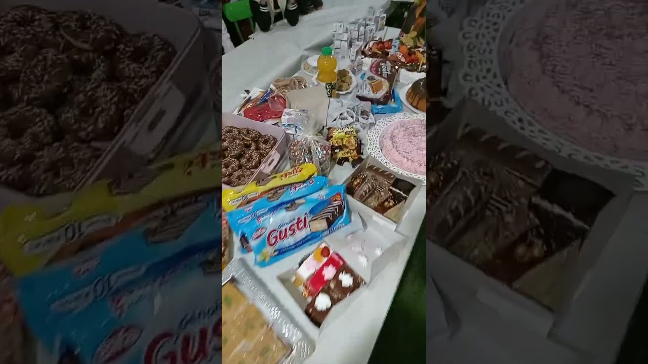 حفلة تع نهاية الفصل الاول مع تلاميذ تحضيري يوم جميل