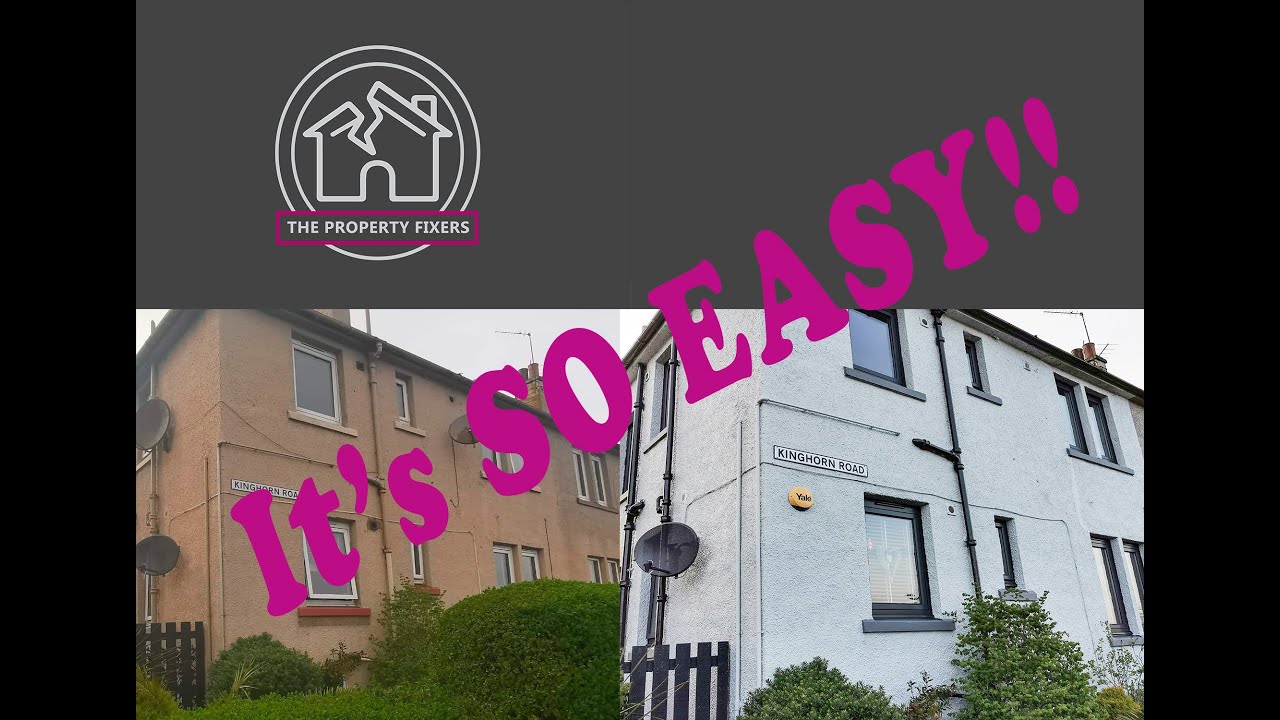 NEW LOOKING HOUSE FOR UNDER £200!! Masonry painting with Erbaur and Dulux Weathershield