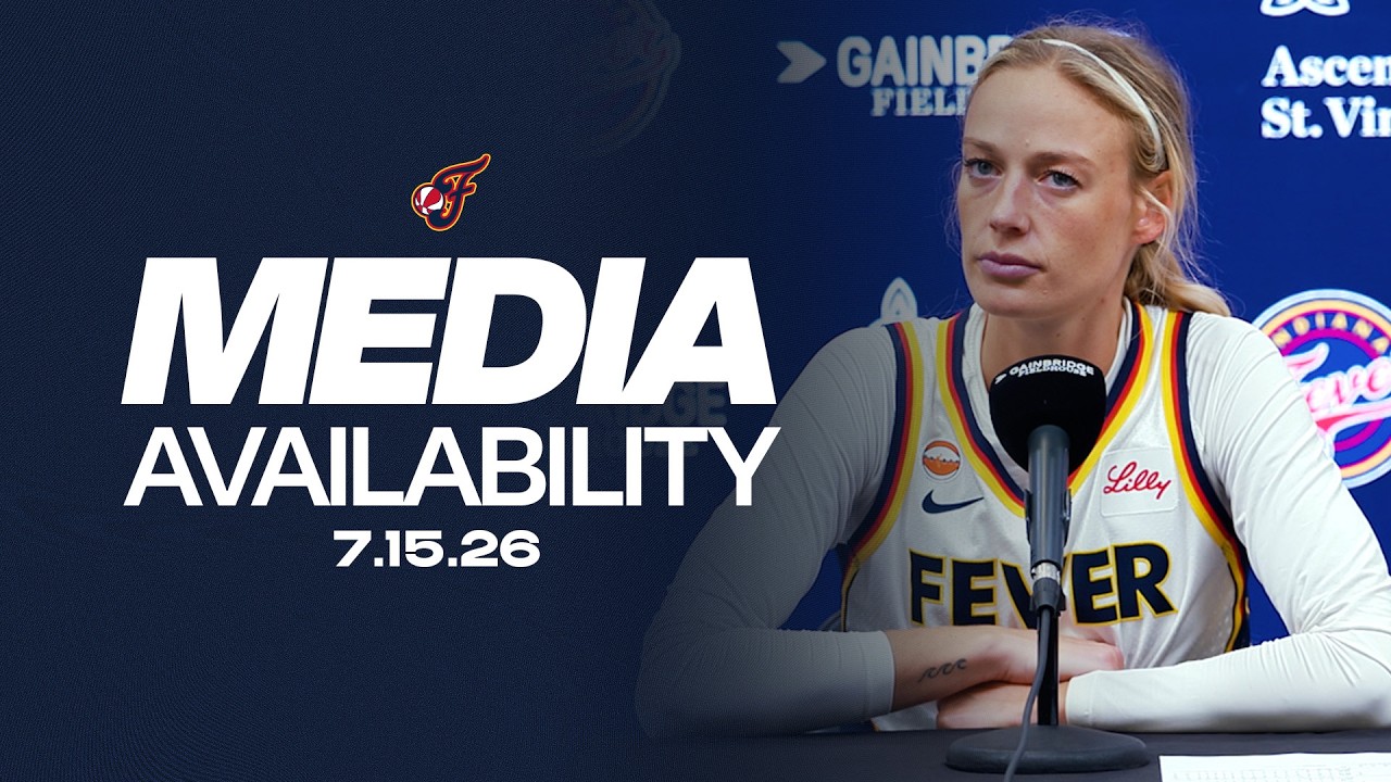 Sophie Cunningham, Caitlin Clark & Head Coach Stephanie White | Postgame Media