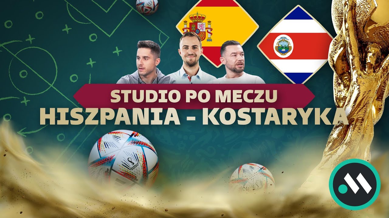 LA FURIA ROJA SZALEJE I STRZELA 7 GOLI! BĘDZIE MEDAL? STUDIO PO HISZPANIA - KOSTARYKA