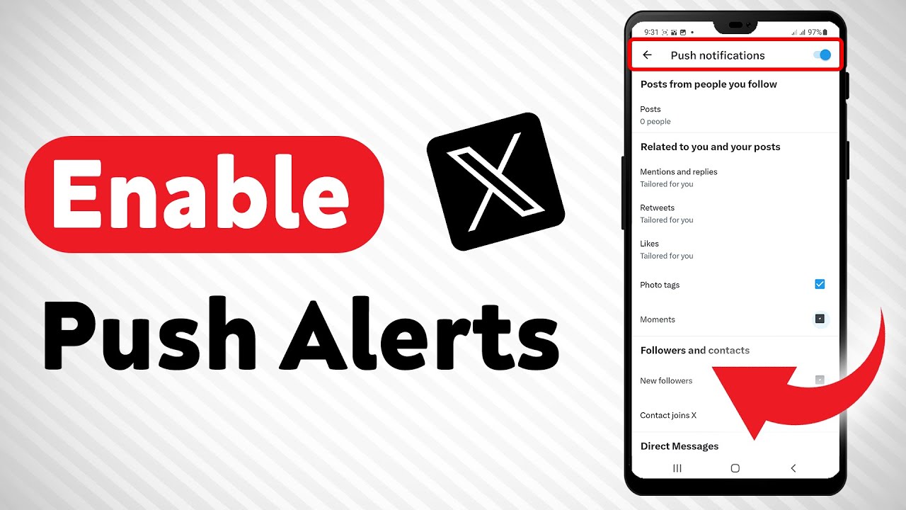 How To Enable Push Notifications In X - Full Guide
