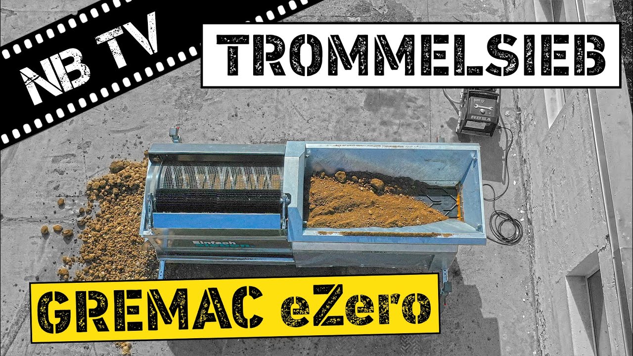GREMAC eZero | Mobile Trommelsiebanlage