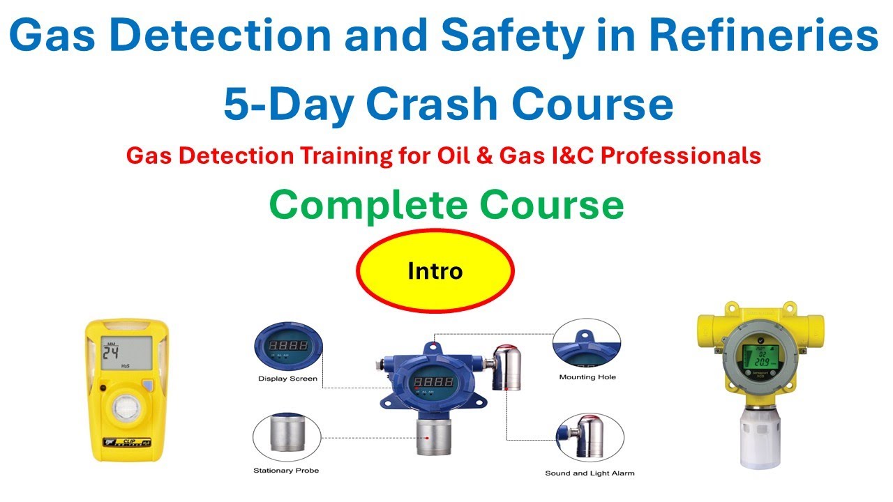 Industrial Instrumentation Tutorials-Gas Detection and Safety in Refineries, Interview Q & A
