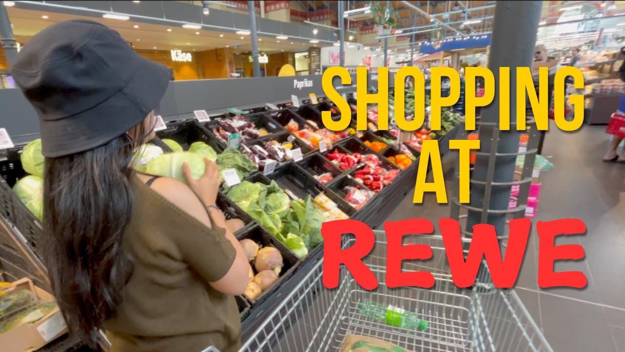 Weekly Grocery at Rewe Germany | Buying Food in German Local Grocery Store | Life in Germany