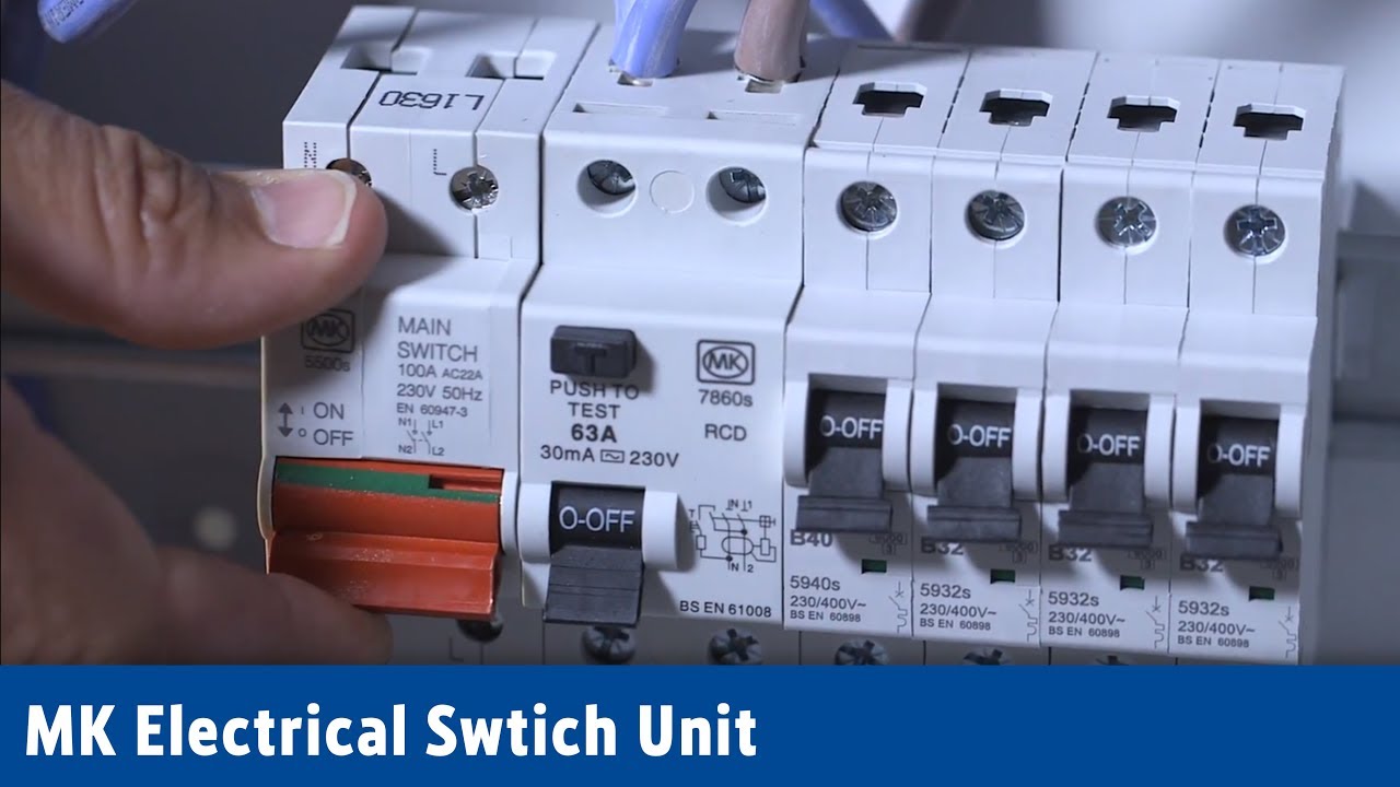 MK Electrical Switch Unit | Screwfix