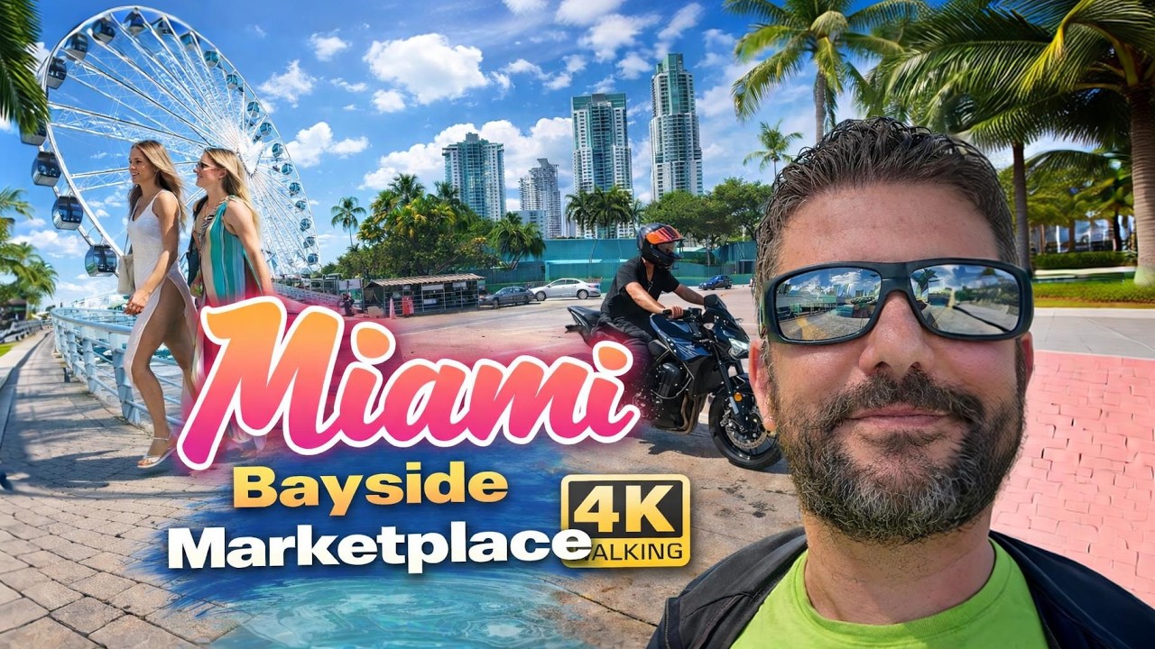 Bayside Marketplace Miami HD Walk Yürüyüş #america #amerikavlog