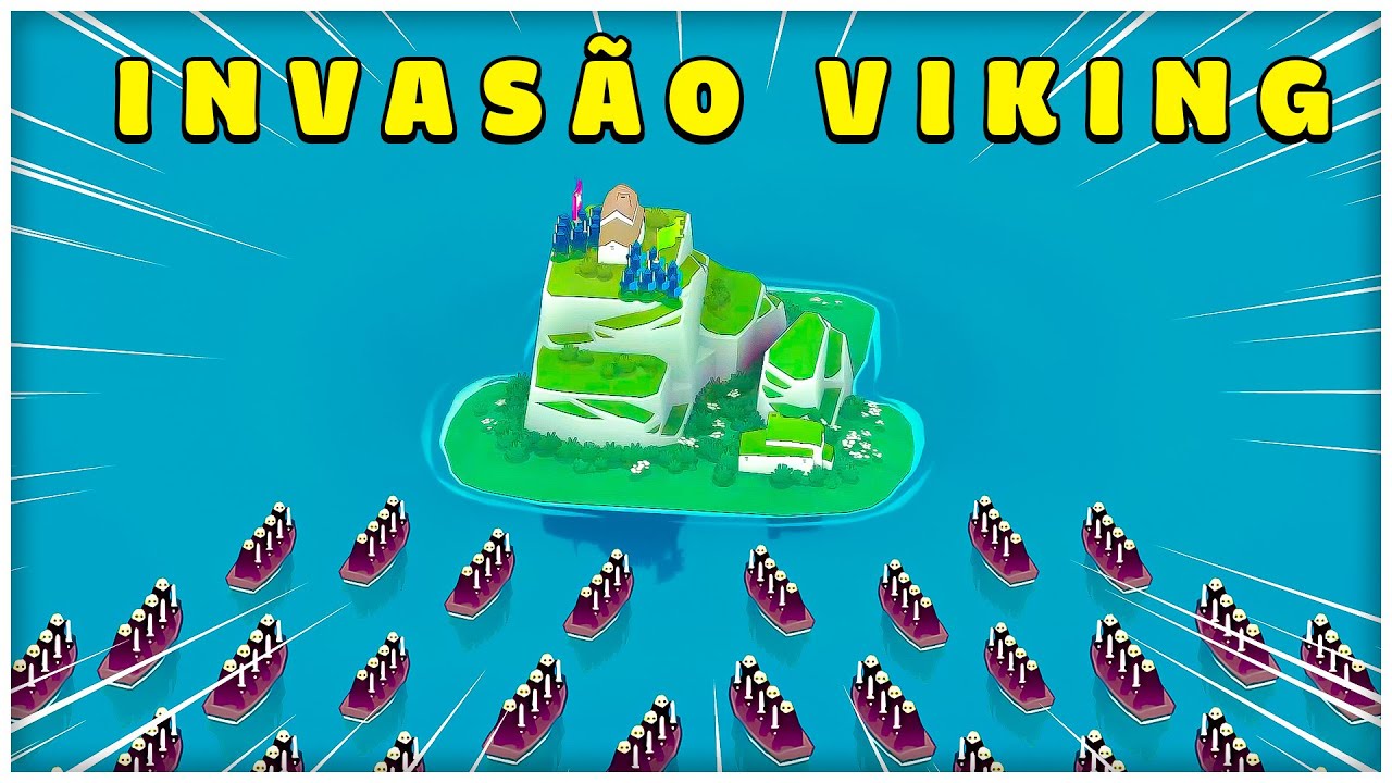 DEFENDENDO MINHA ILHA DE ATAQUES VIKINGS | Bad North