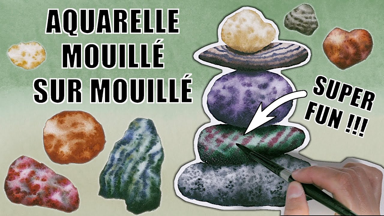Aquarelle débutant - Comment peindre dans le mouillé ?