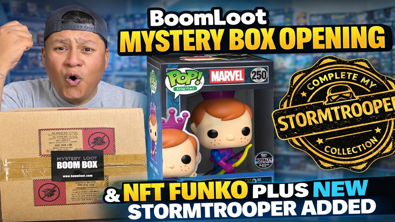 BoomLoot Mystery Box Opening & NFT Funko Plus New Stormtrooper Added