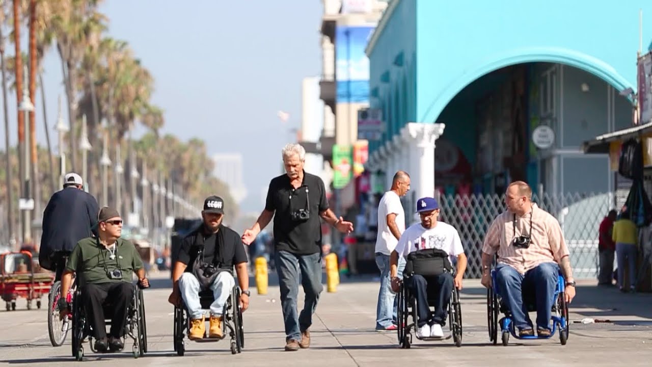 Wheelchair Street Photography John Free - Rancho Research Institute