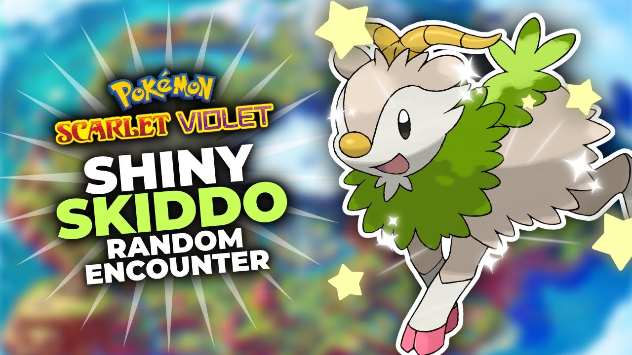 Shiny Skiddo (Random) in Pokemon Scarlet & Violet