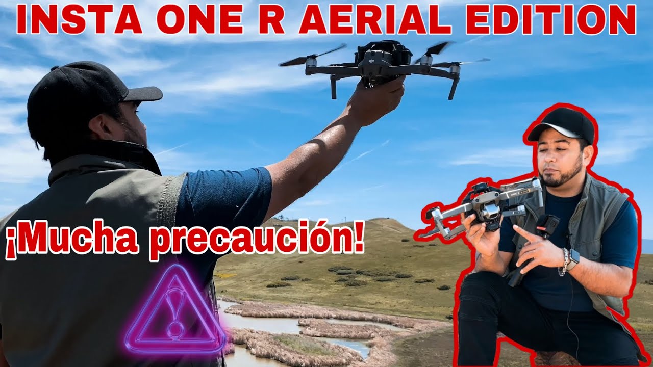 Insta360 ONE R Aerial Edition pruebas en español (primer vuelo) 😮 MAVIC 2 PRO