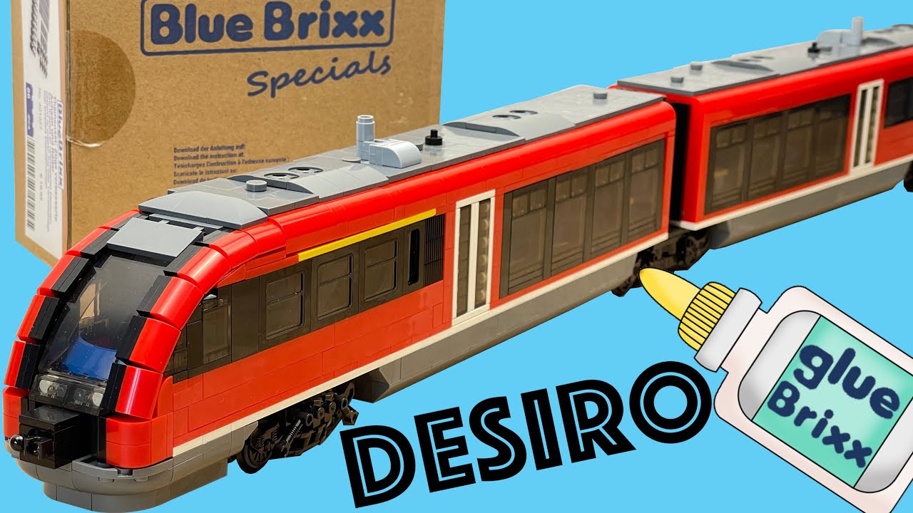 Wer fahren will muss kleben - Review BlueBrixx Desiro Classic Baureihe 642