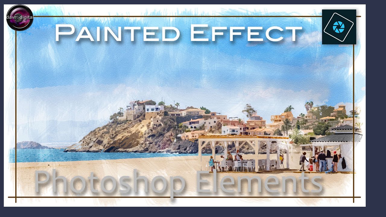 Painted Effect Photoshop Elements