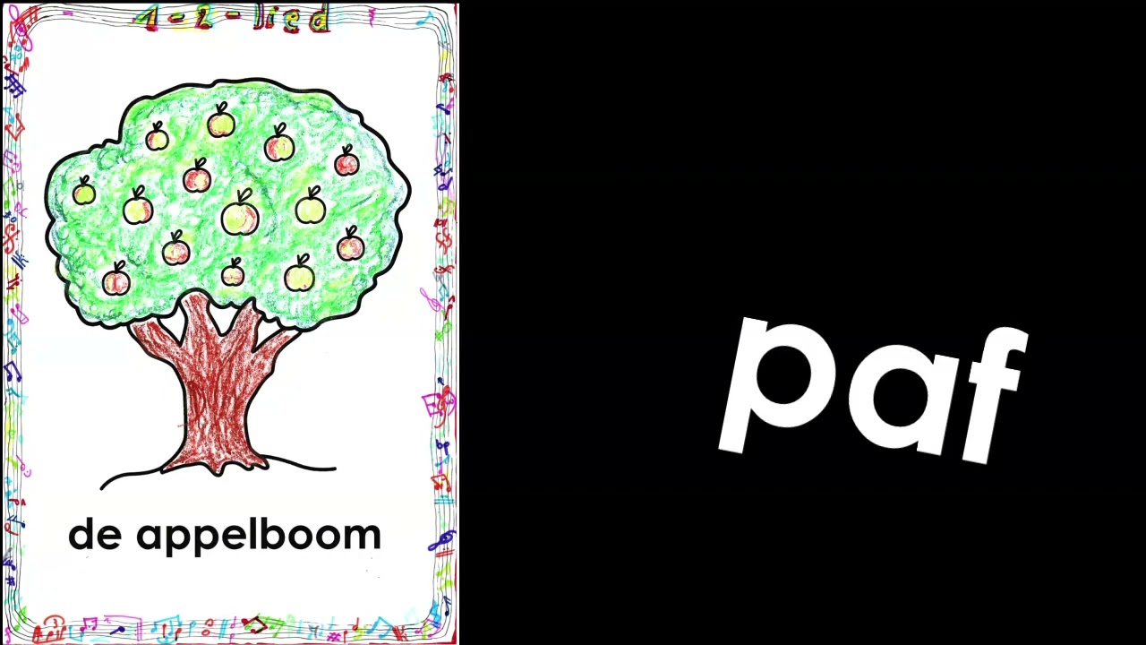 1-2-lied: appelboom