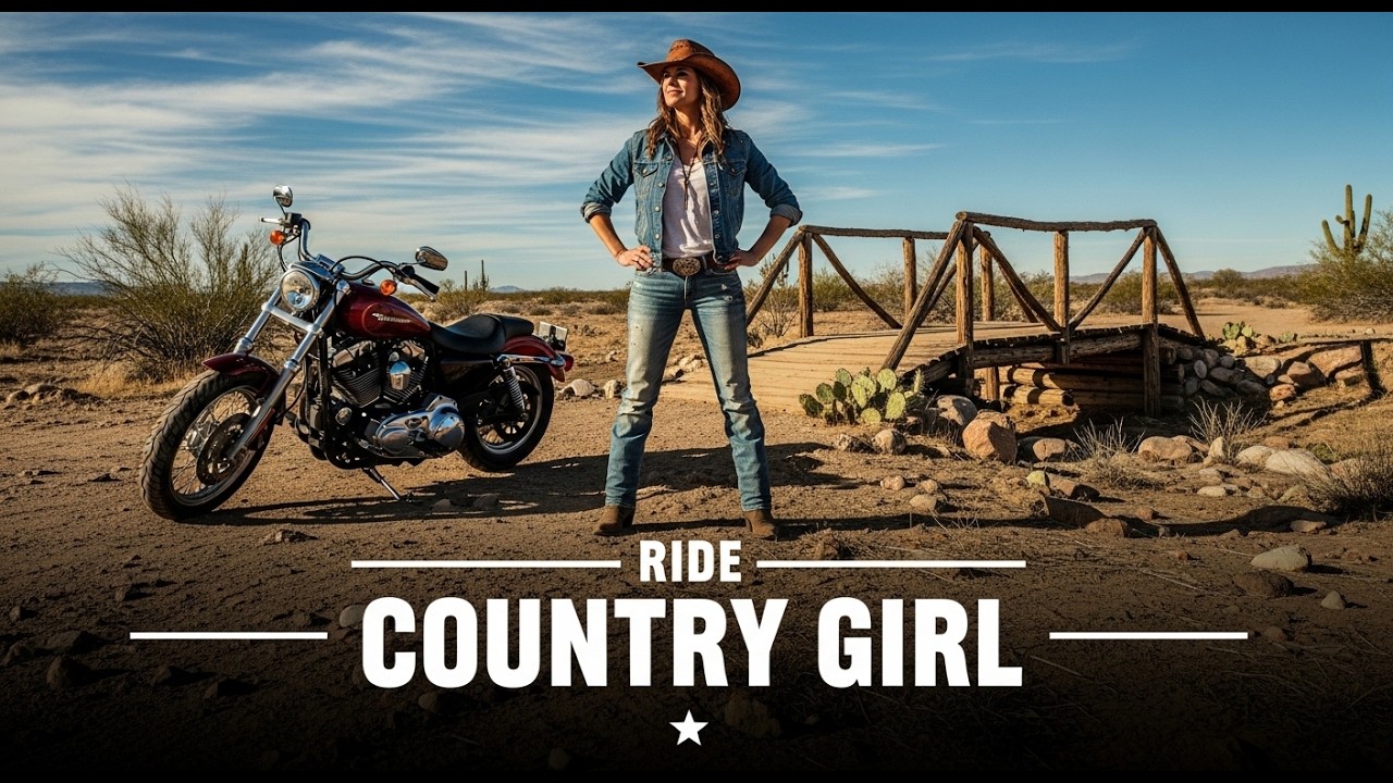 Wild Rose Cowgirl Country Mix – Ride Across Desert Roads and Open Skies 🌹🏍️ #countrymusic
