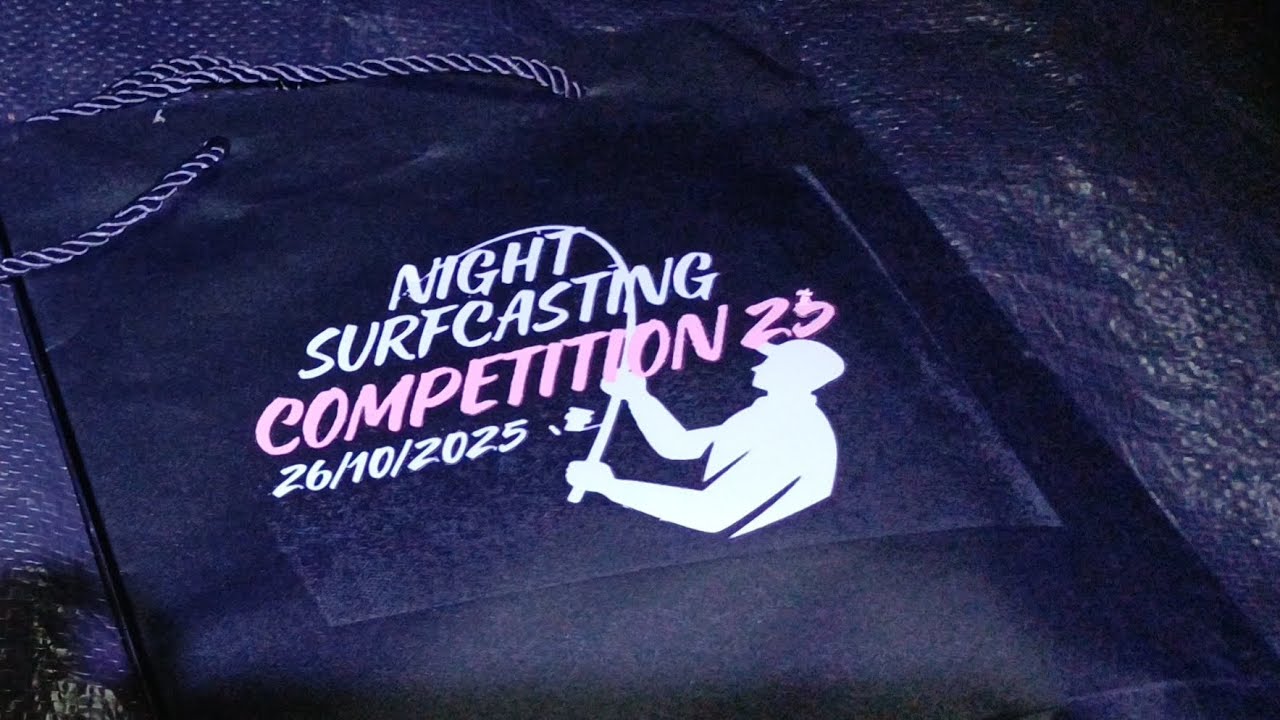 Night Surfcasting Competition 2025  #pasirris #fishing #nightfishing 