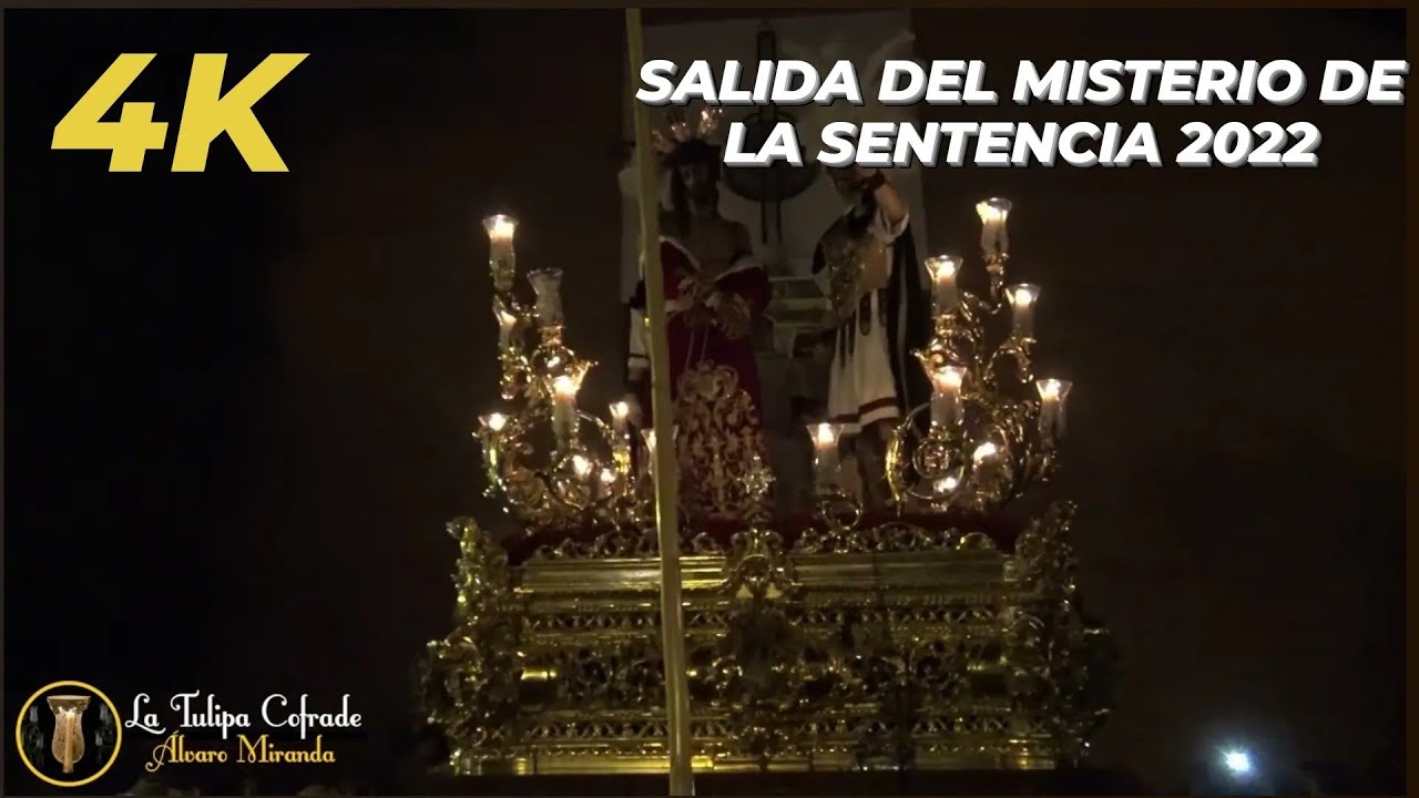 [4K] Salida del Misterio de la Sentencia Úbeda 2022 - Semana Santa Úbeda 2022