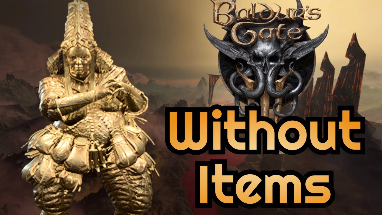 Can you Beat Baldur's Gate 3 Without ITEMS? (Act 1)
